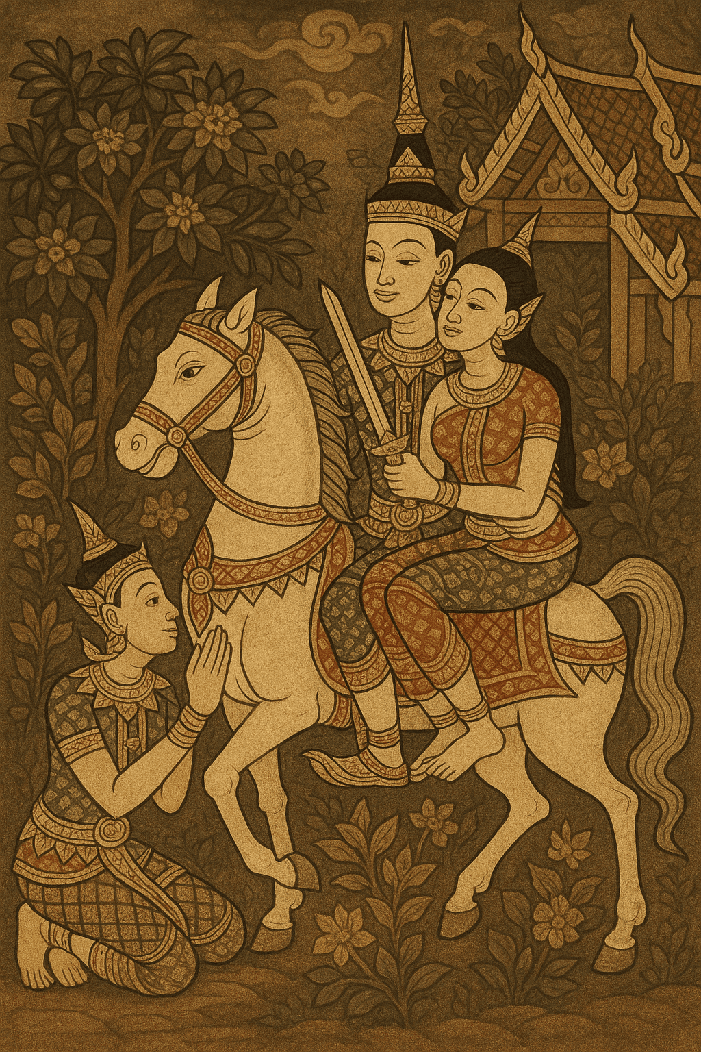 Короткий Зміст Епосу “Кхун Чанг Кхун Паен”: Відлуння Сердець в Імлі Часу